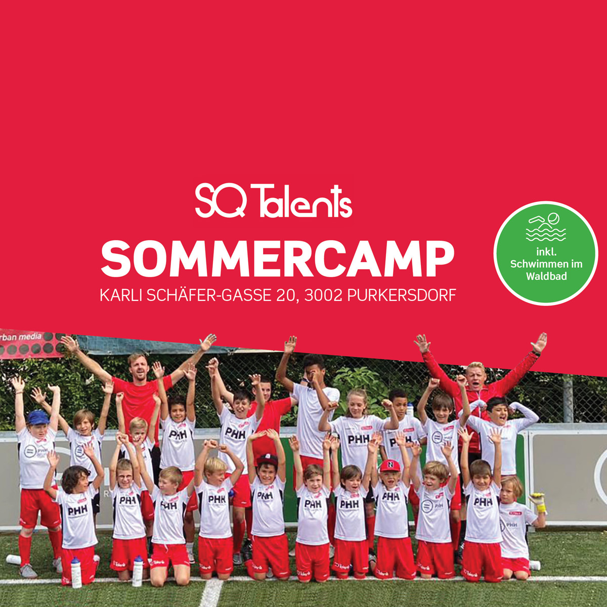 Sommercamp unseres Partners SQ Talents